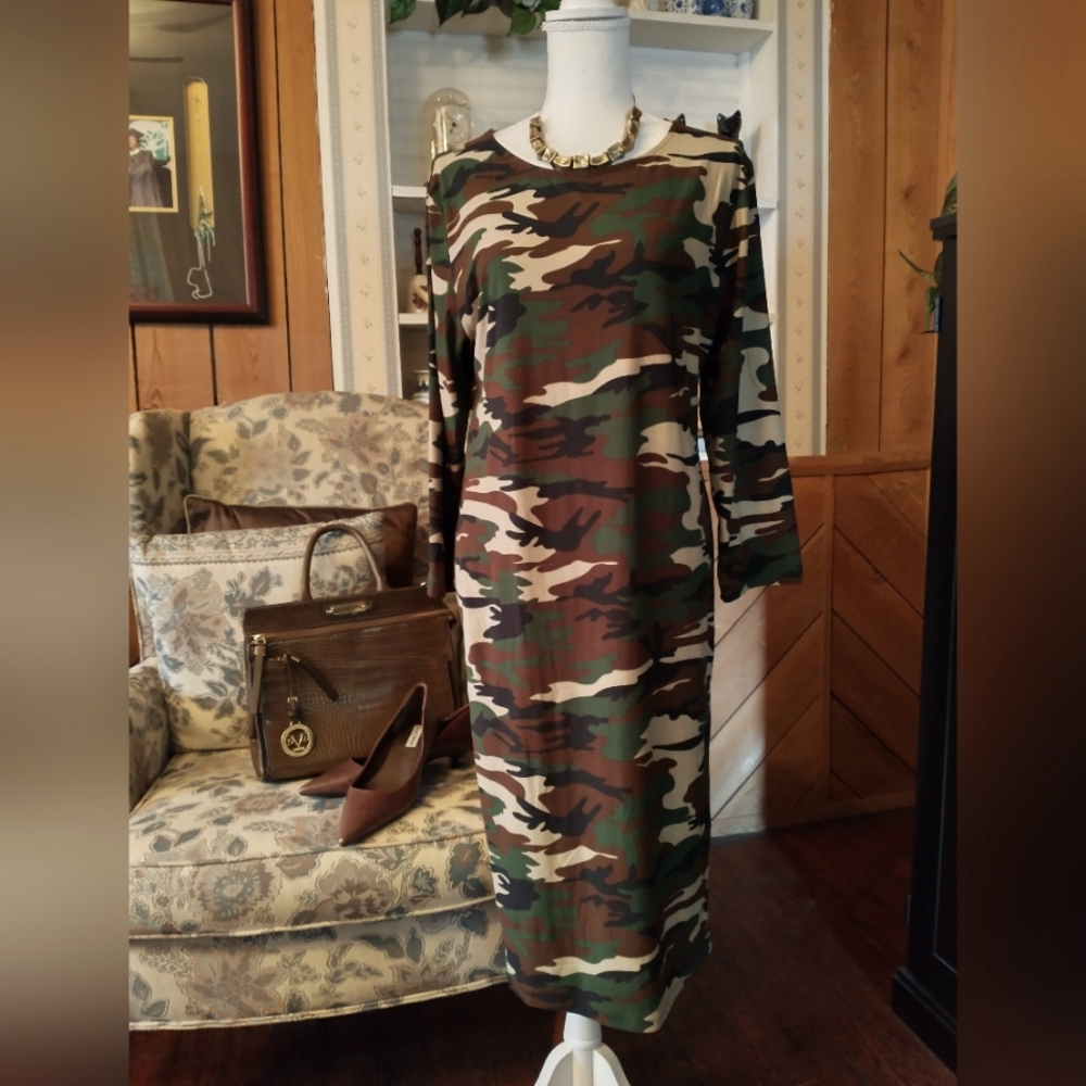 Yelete Camouflage Dress